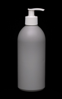 Round shoulders recycled plastic bottle 500 ml