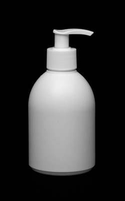 Flaska med rundad hals plast 300 ml