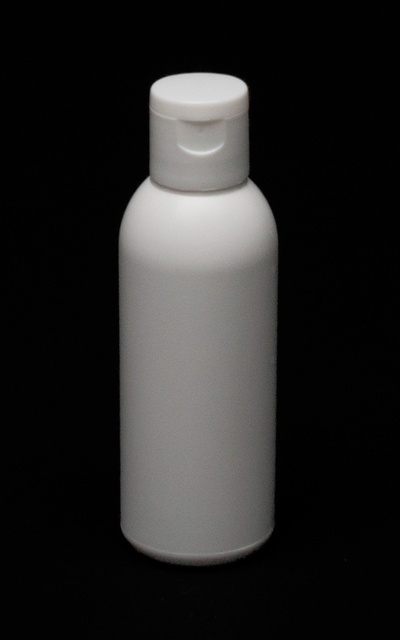 Flaska med rundad hals plast 100 ml