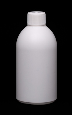 Flaska med rundad hals plast flaska 400 ml