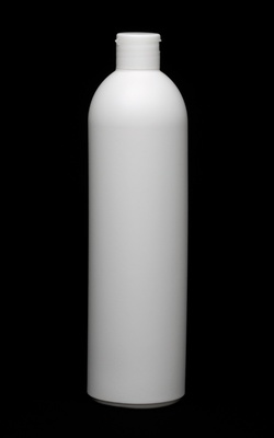 Round shoulders plastic bottle 750 ml