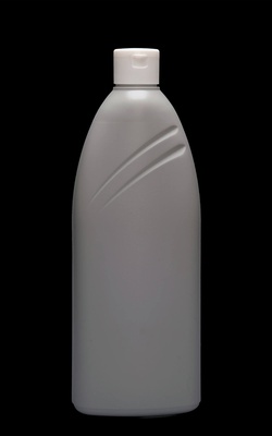 Oval flaska återvunnet plast 750 ml