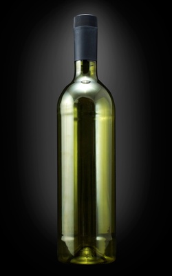 PET viinipullo vihreä 1 litra
