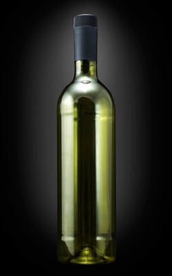rPET viinipullo vihreä 1 litra