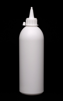 Round shoulders plastic bottle 600 ml