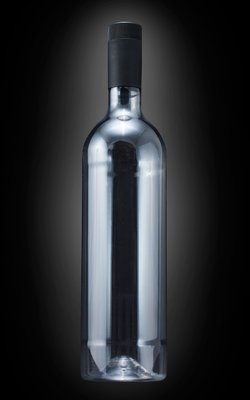 PET viinipullo kirkas 750 ml